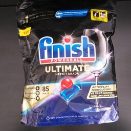 قرص ماشین ظرفشویی 85عددی فینیش آلتیمت FINISH ULTIMATE  درج تاریخ تولید بر روی محصول