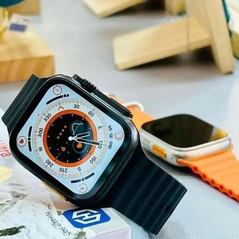 ساعت هوشمند   smart watch t800 ultra اصلی 49 میلیمتر  مشکی