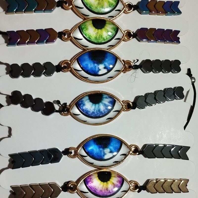 دستبند دخترانه طرح چشم زیبا ،قیمت عددی