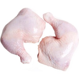ران مرغ کشتار روز با پوست و با کمر  یک کیلوگرمی آماده مصرف