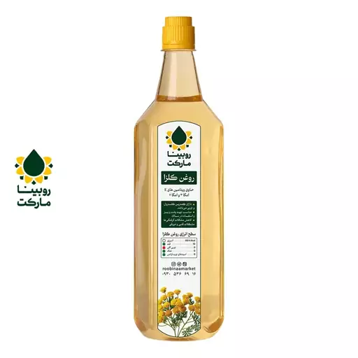 روغن کلزا طبیعی یک لیتری