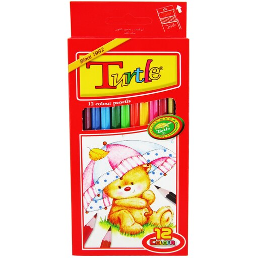 مداد رنگی 12 رنگ لاک پشت ایرانی