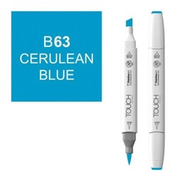 ماژیک تاچ براش اصل کد B63 رنگ cerulean blue