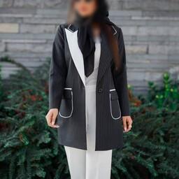 کت و شلوار مدل نایس زنانه جنس پارچه کت دیپلمات و پارچه شلوار کرپ مازراتی درجه یک ( ارسال رایگان )