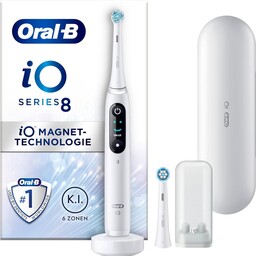 مسواک برقی Oral-B iO Series 8،مراقبت از دندان، فناوری مغناطیسی، نمایشگر رنگی، کیف مسافرتی