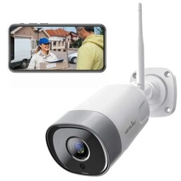 دوربین امنیتی Wansview در فضای باز وای فای  IP 1080P WiFi IP66، ضد آب با تشخیص حرکت، صدای دو طرفه، اسلات کارت Micro SD