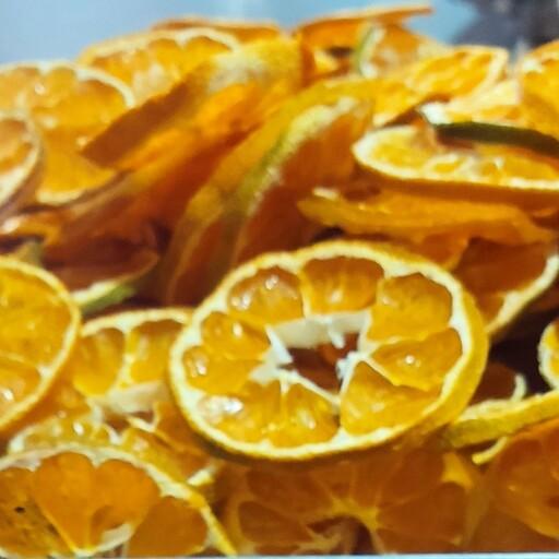 نارنگی خشک اسلایس شده ارگانیک بدون مواد افزودنی بسته های 200گرمی 