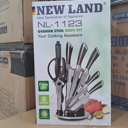 ست کارد 9تکه آشپزخانه مدل NL1123 نیولند