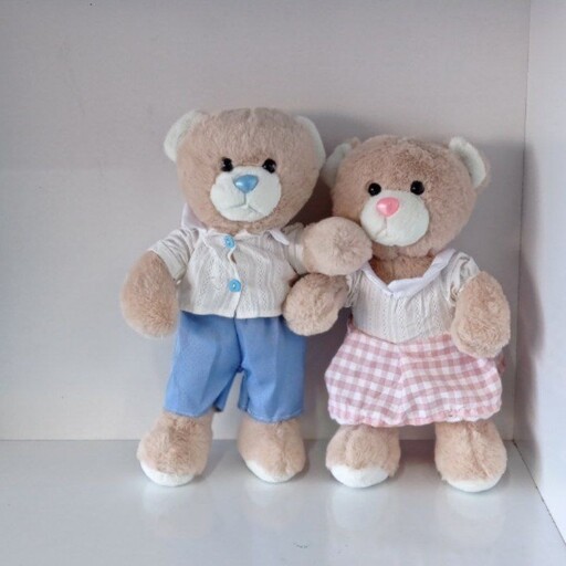عروسک خرس خارجی خرس دختر و پسر با ارسااال رایگان 