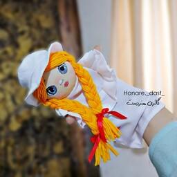 عروسک نمایشی دختر زیبا عروسک انگشتی عروسک اجرا نمایش سیسمونی اسباب بازی 
