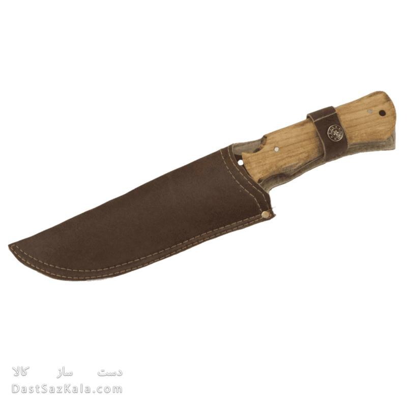 چاقو شکاری زنجان با غلاف به طول 28 سانتیمتری کد MN-82