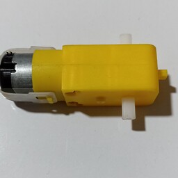 موتور گیربکس 2 محوره پلاستیکی زرد اورجینال