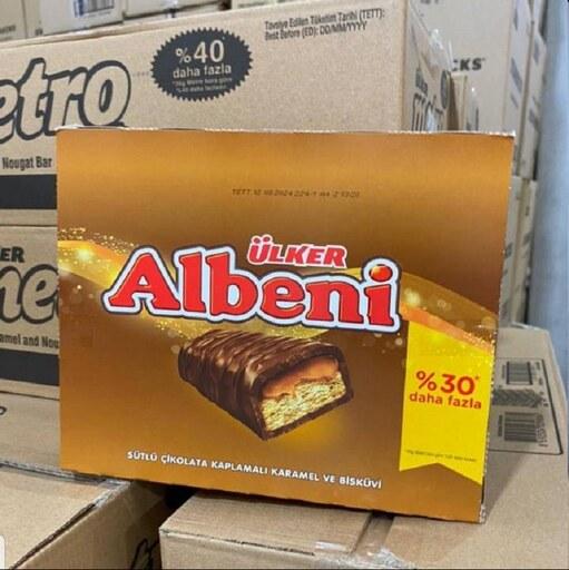 شکلات آلبنی - 50 گرم - برند اولکر بسته بندی 18 عددی