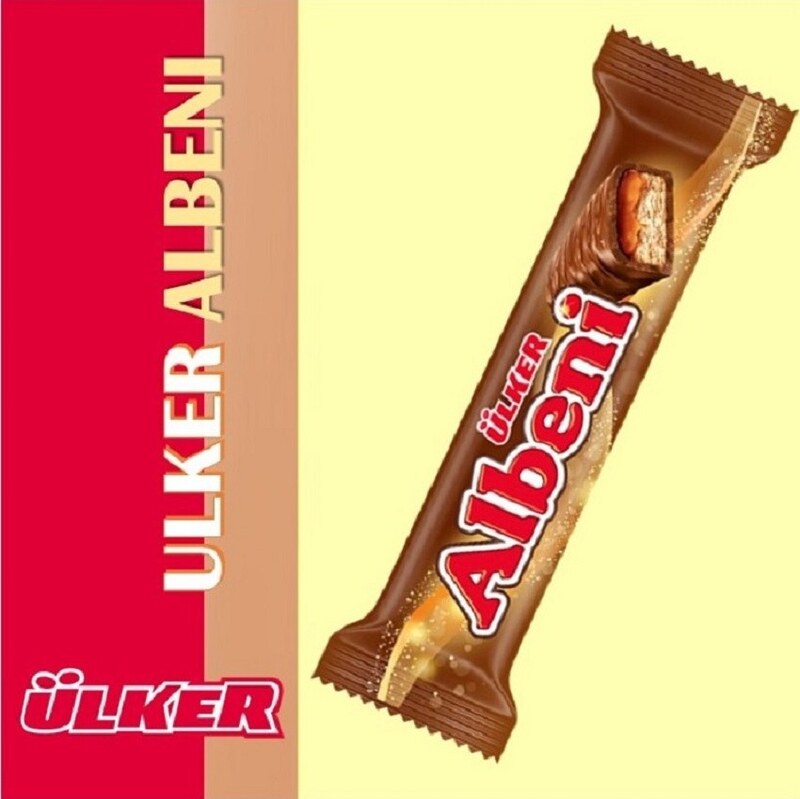 شکلات آلبنی - برند اولکر - بسته 18 عددی - 50 گرم
