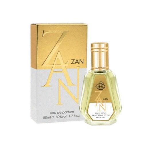 ادکلن 50 میل فراگرنس ورد مدل زان مشابه رایحه زن شیسیدو fragrance-world ZAN