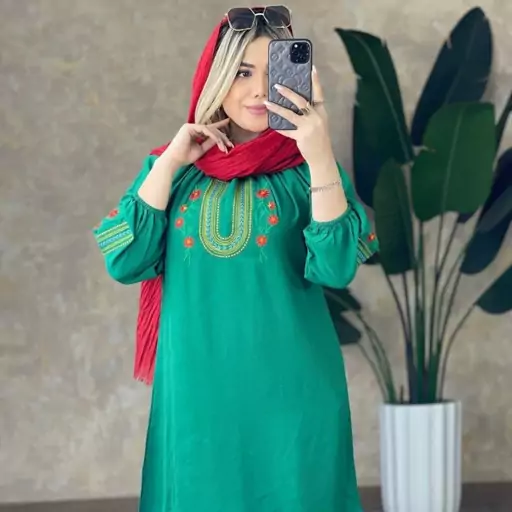 شومیز  گلدوزی شده نخی  زنانه