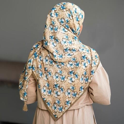 روسری سوپر نخ طرح نادیا ( کد 108)