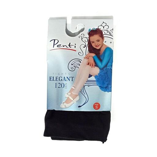 جوراب شلواری دخترانه پنتی Penti  وارداتی با کیفیت بالا ضخامت 120  رنگ مشکی  سایز  L   مناسب برای سنین  10 تا 12  سال 