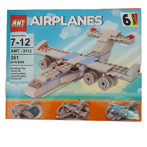 لگوی هواپیما 261 قطعه. لگو 6 مدل. لگو هواپیما. اسباب بازی