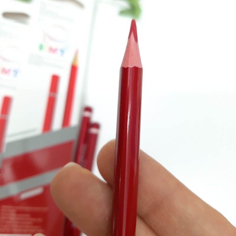 مداد قرمز سه گوش کیفیت عالی تک عددی