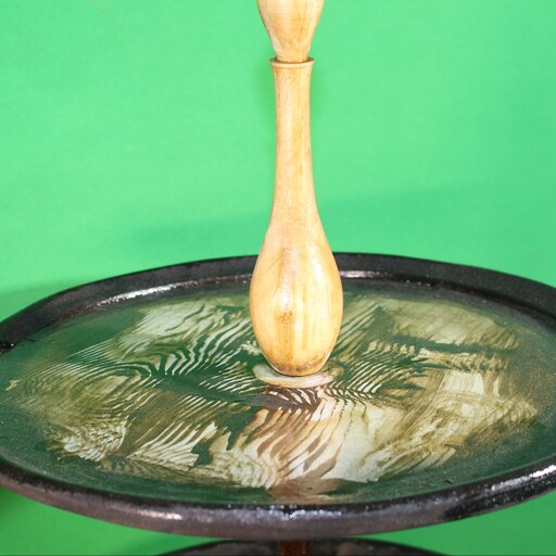 سینی مطبق چوبی مخصوص پذیرایی و شیرینی عید