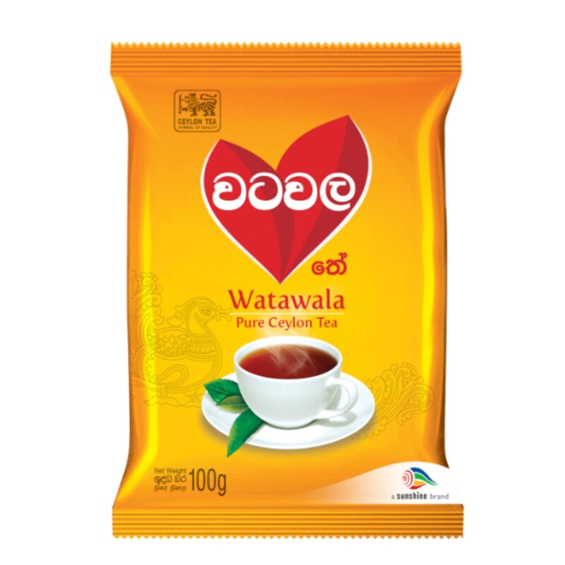چای سیلانی برند واتاوالا ( watawala) محصول کشور سریلانکا بسته 100 گرمی