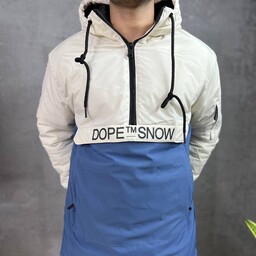 کاپشن تک زیپ برند دوپ اسنو Dope snow زخیم ضدباد سایز ایکس لارج