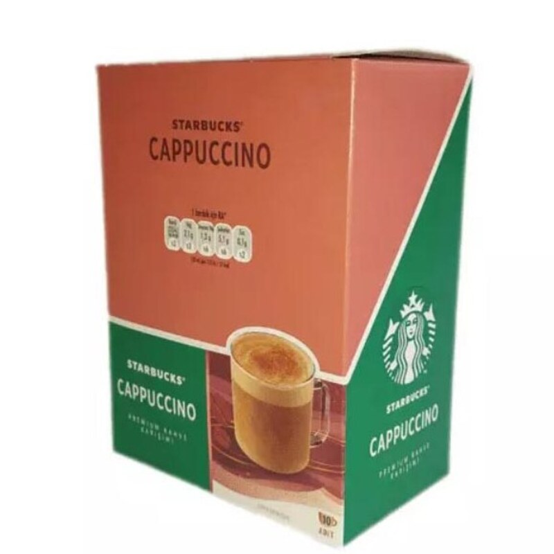 قهوه فوری کاپوچینو 10 عددی استارباکس اصل Starbucks