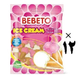 پاستیل بستنی ببتو 12 عددی 80 گرمی Bebeto