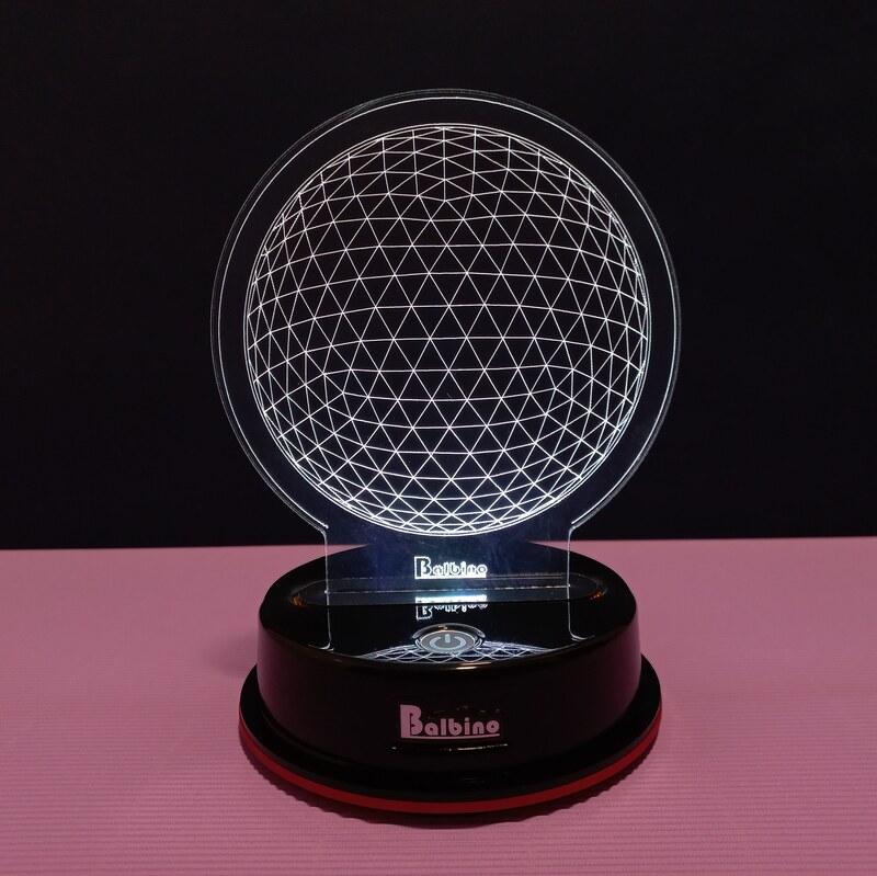 چراغ خواب تمام رنگ تاچ طرح توپ سه بعدی با قابلیت انتخاب رنگ نور برند بالبینو