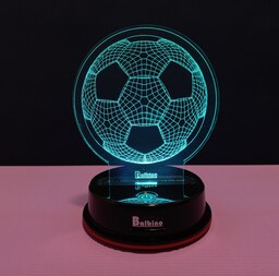 چراغ خواب RGB طرح توپ فوتبال برند بالبینو