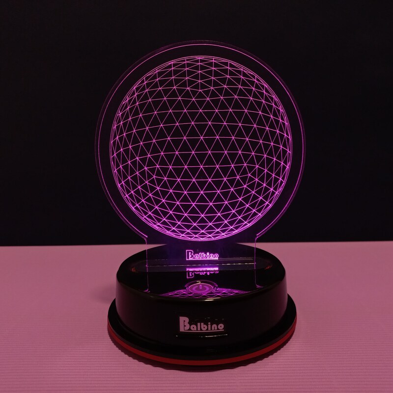 چراغ خواب RGB طرح توپ سه بعدی برند بالبینو