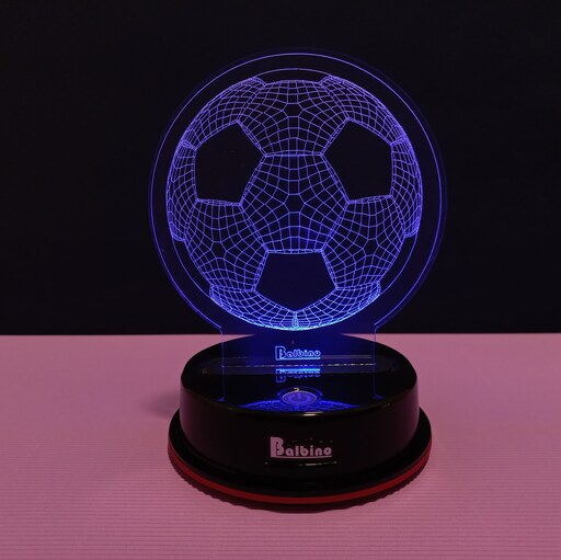 چراغ خواب تمام رنگ تاچ طرح توپ فوتبال با قابلیت انتخاب رنگ نور برند بالبینو