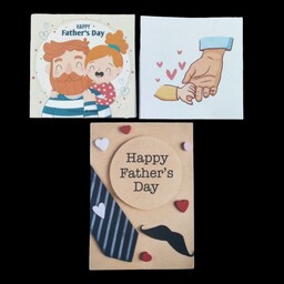 کارت هدیه و گیفت کارت رو تشکر از خرید،  روز مادر و روز پدر سایز 5.5 در 5.5 سانت پک 24 عددی