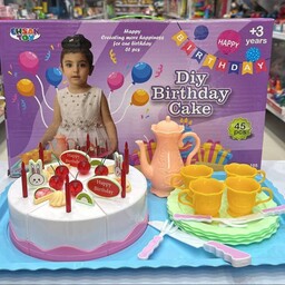 اسباب بازی کیک تولد دو طبقه 61 پارچه 