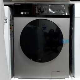 ماشین لباسشویی 7 کیلویی ایکس ویژن مدل TG72 رنگ سیلور با گارانتی مادیران