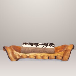 رولت خوری چوبی دست ساز طرح منحنی ساخته شده از چوب درخت گیلاس 