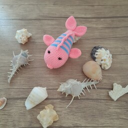 عروسک ماهی،عروسک بافتنی،اسباب بازی