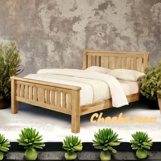 تخت خواب تمام چوب دو نفره  160-200