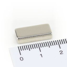 آهنربا نئودیمیوم سوپر مگنت مکعبی سایز 20x10x5 میلیمتر  بسته دو عددی،نگهدارنده ابزار