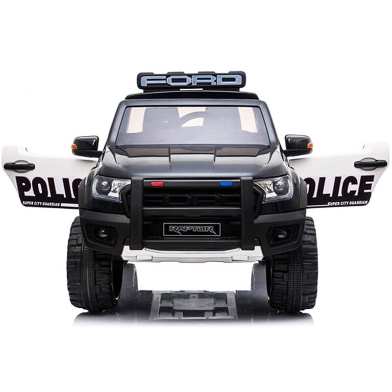 ماشین شارژی پلیس فورد حرفه ای دو رنگ دارد