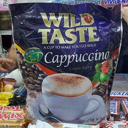 پودر کاپوچینو فوری غلیظ وایلد تست  (wild taste cappuccino rich)20 عددی 