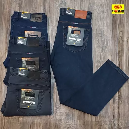 شلوار لی مردانه رانگلر wrangler کلاسیک راسته 44 تا 52 