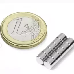 آهن ربا فلزی بسته 30 عددی سایز 5x5mm میلی متر نئودیمیوم سوپر مگنت دیسک