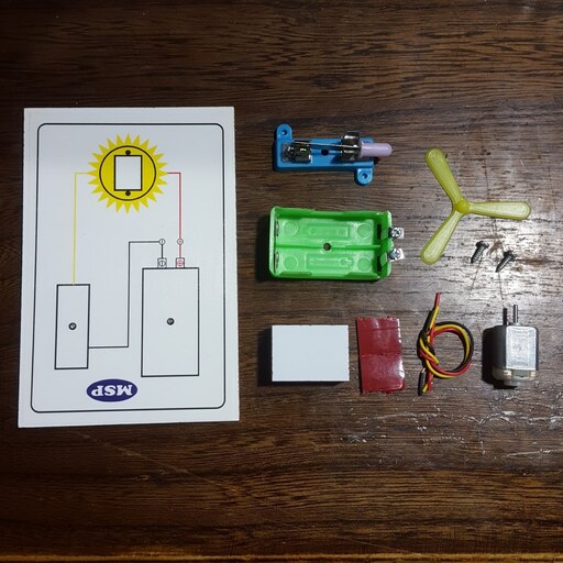 خرید کاردستی کیت برقی آموزشی دانش آموزی - کیت کامل آسیاب بادی