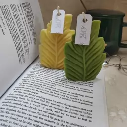 شمع برگ مدل Leaf در رنگ دلخواه شما