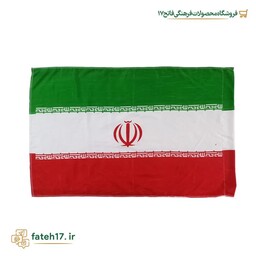 پرچم ایران 120 در 70 ساتن نخ