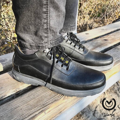 کفش مردانه تمام چرم طبیعی اسپرت ، طبی، سبک و راحت در سایز بندی مختلف 