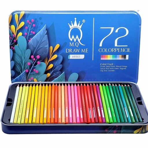 مداد رنگی 72 رنگ ام کیو آرتیست جعبه فلزی
جعبه فلزی جذاب