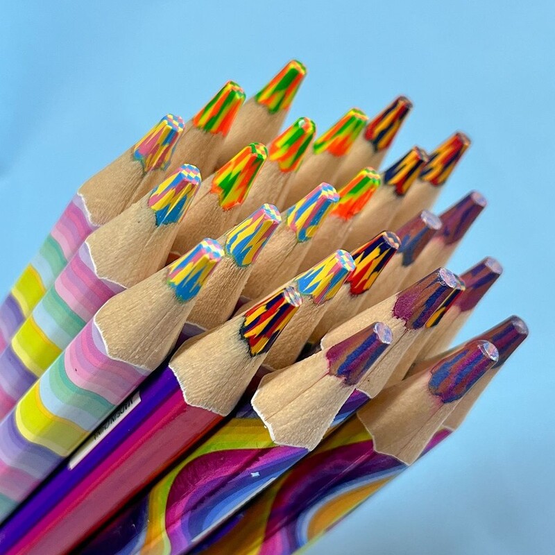 مداد مولتی کالر( رنگین کمانی) مارک بیسیکBASIC 